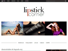 Tablet Screenshot of lipstickcorner.com